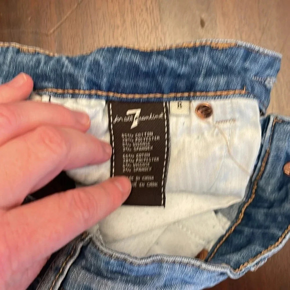 7 for all mankind girls the skinny jeans size 8 - Picture 3 of 5